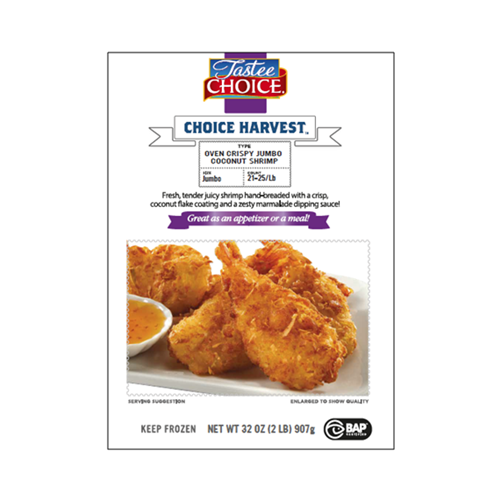 Tastee Choice Jumbo Coconut Breaded Shrimp